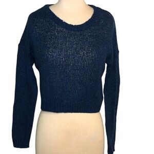DIVIDED Elegant Midnight Blue Women's Crew Neck Sweater size 2 Women’s